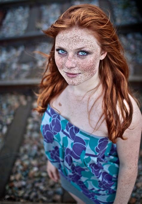 redhead porn freckles